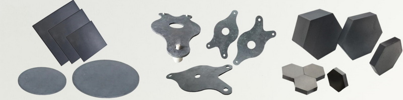 various shapes and sizes of silicon carbide plates